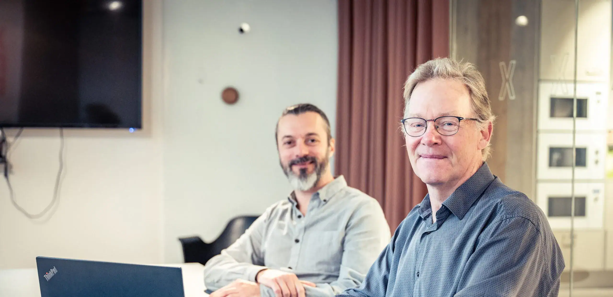 Adrian Rosca och Magnus Lindgren