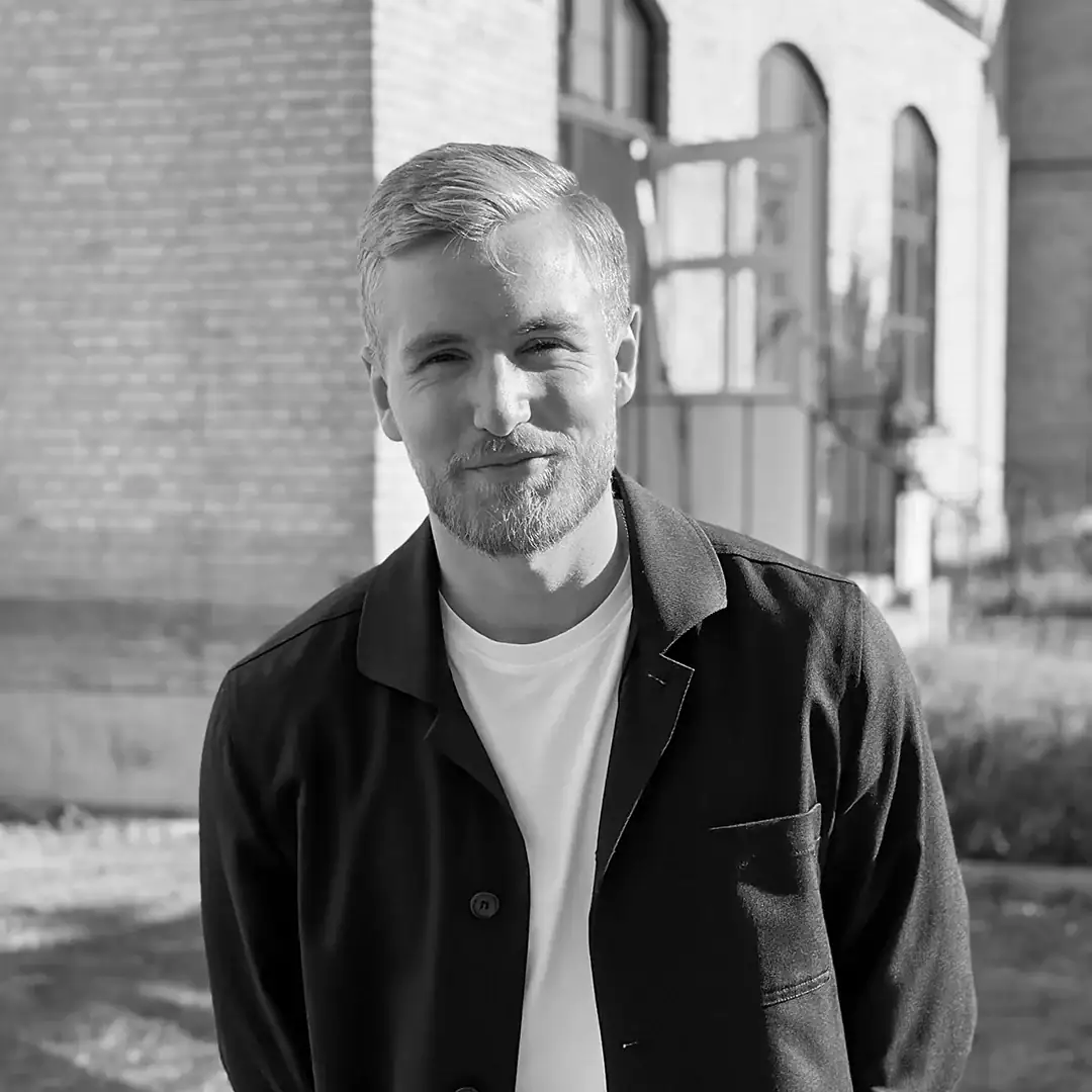 Porträtt på Viktor Björkman